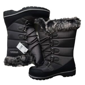 NWT Athletech Expandable Wide Calf Winter Snow Boots. Size 8.